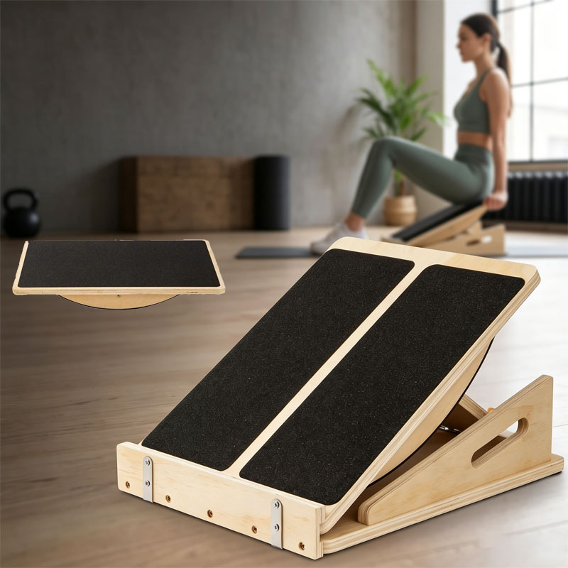 Home Gym Routine - Planche d'équilibre et de stretching 2-en-1