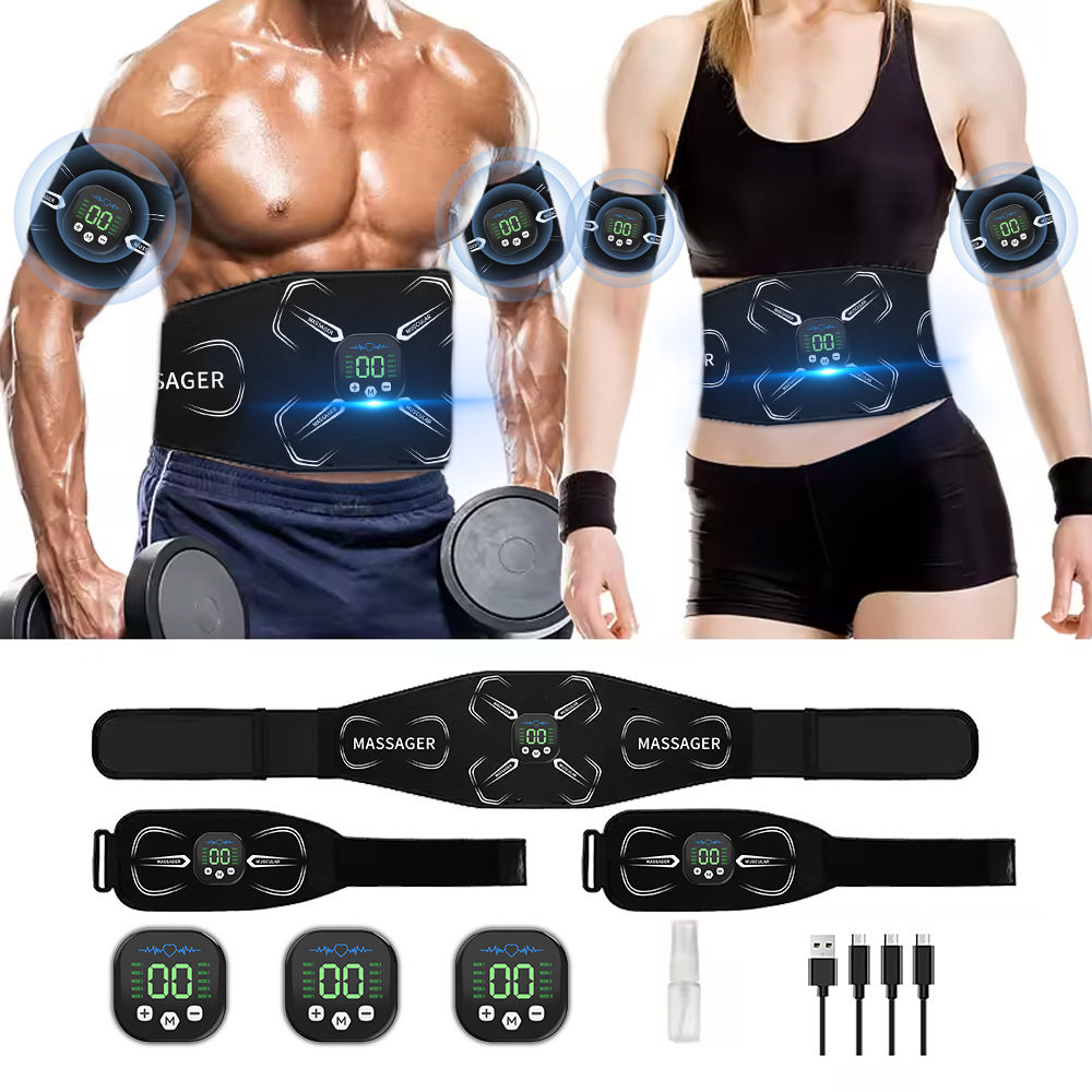 Home Gym Routine - Stimulateur Musculaire EMS, Entraîneur Abdominal, Tonificateur