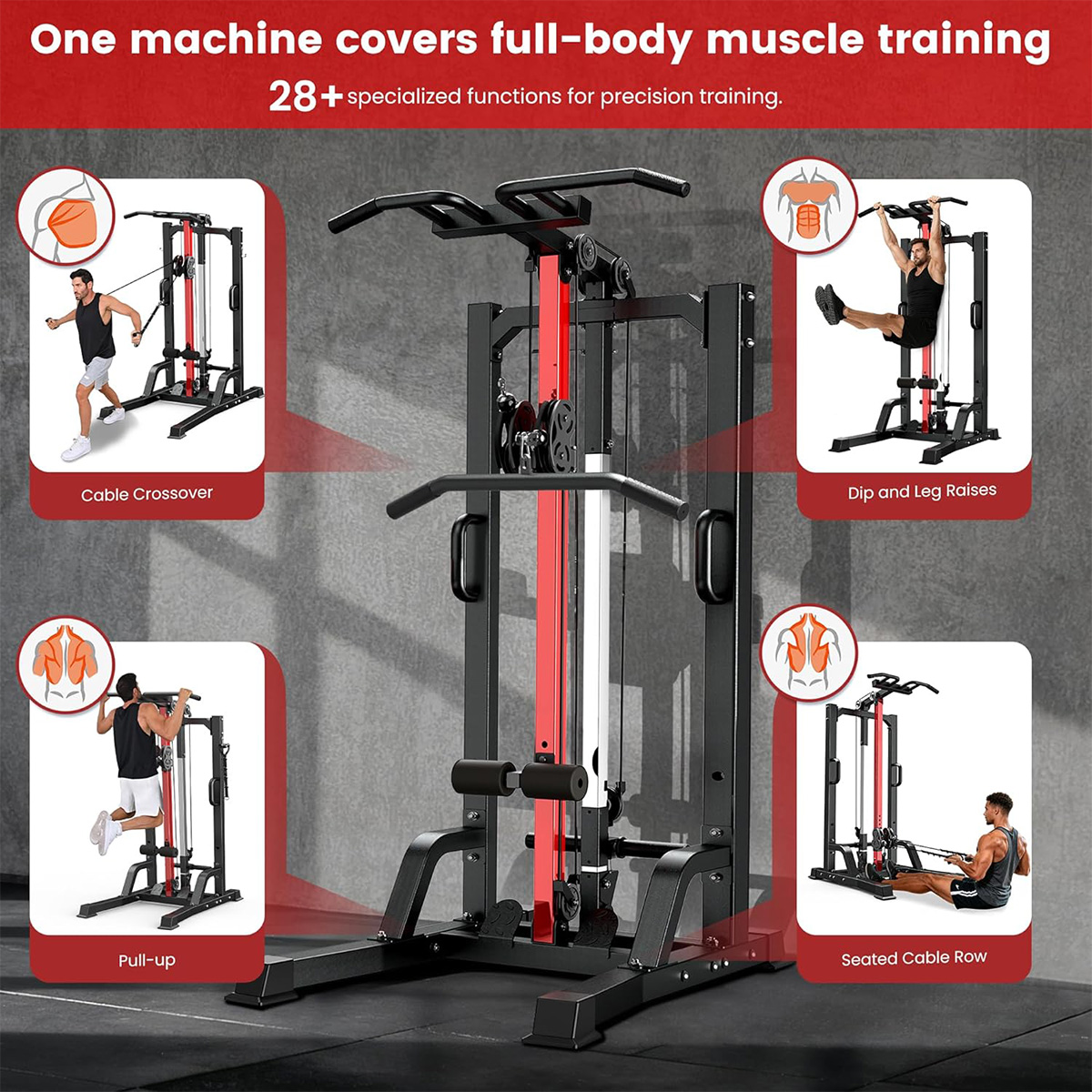 Machine de musculation Pooboo  - Leg Home Gym Workout avis et prix