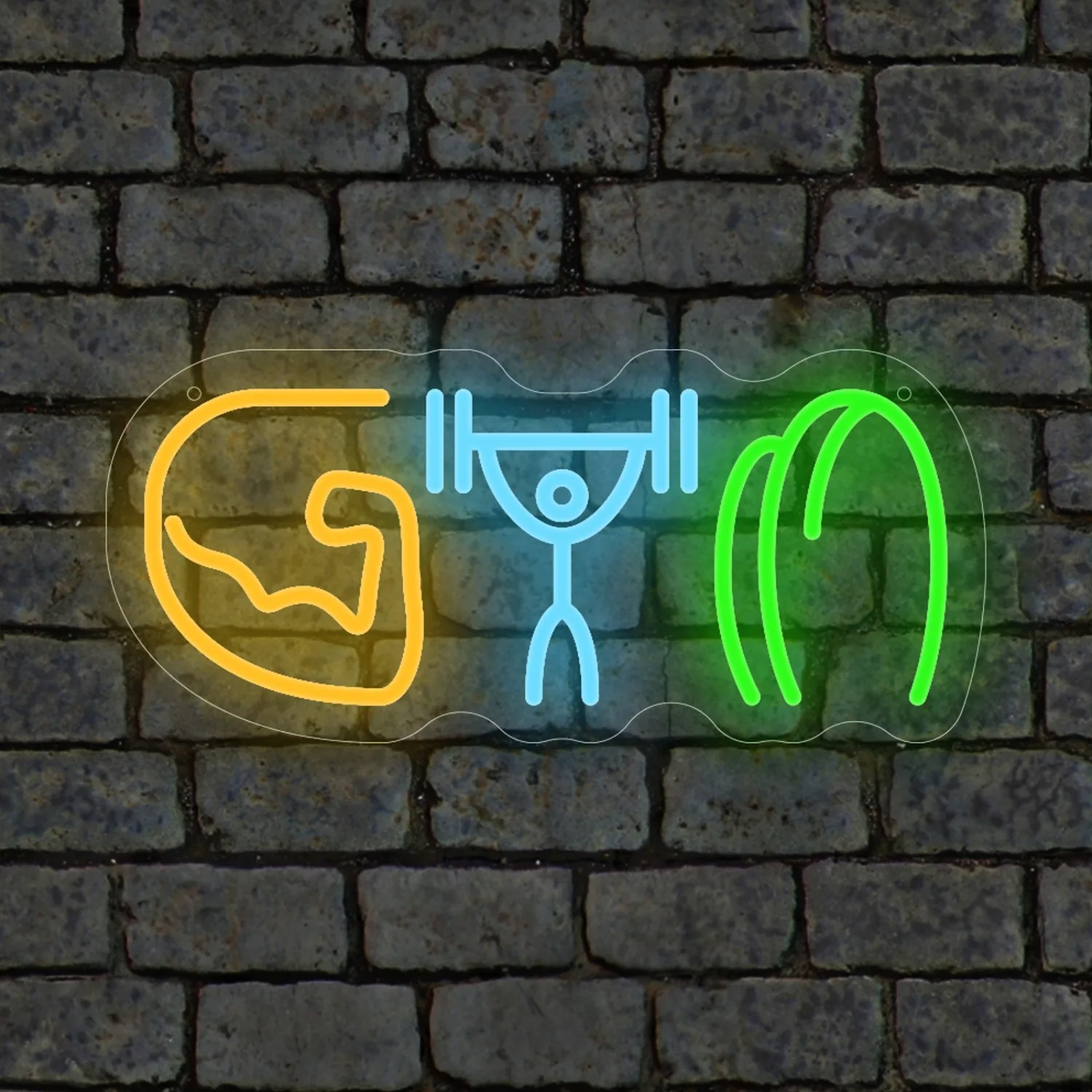 Enseigne néon de salle de spor - Home Gym Neon Sign avis et prix