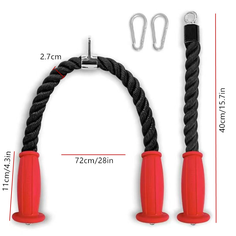 Cordes ergonomiques pour trice - Home Gym Routine avis et prix